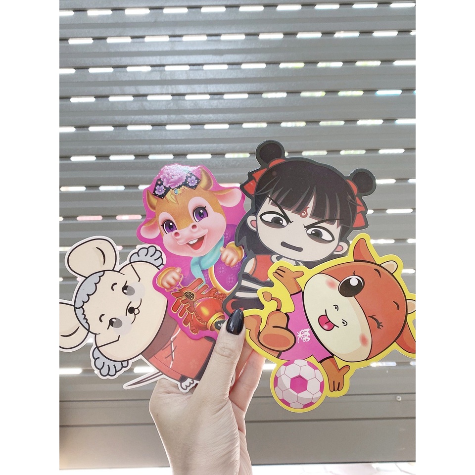 Set 10 cái lì xì chibi siêu cute