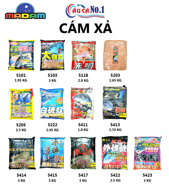 Cám xả madam - cám xả cá tráp