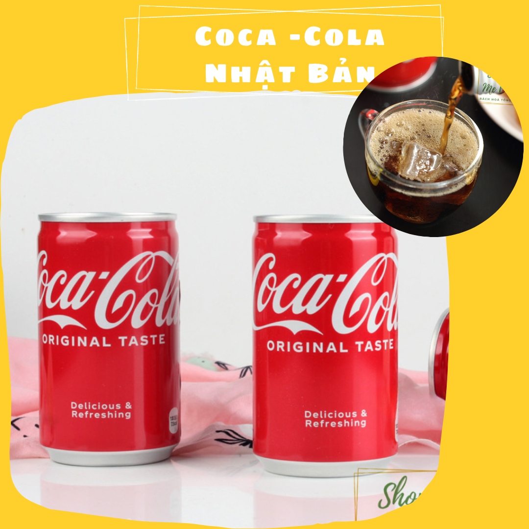 Coca cola mini nhật 160ml - hàng nội địa nhật bản - shop mẹ bắp