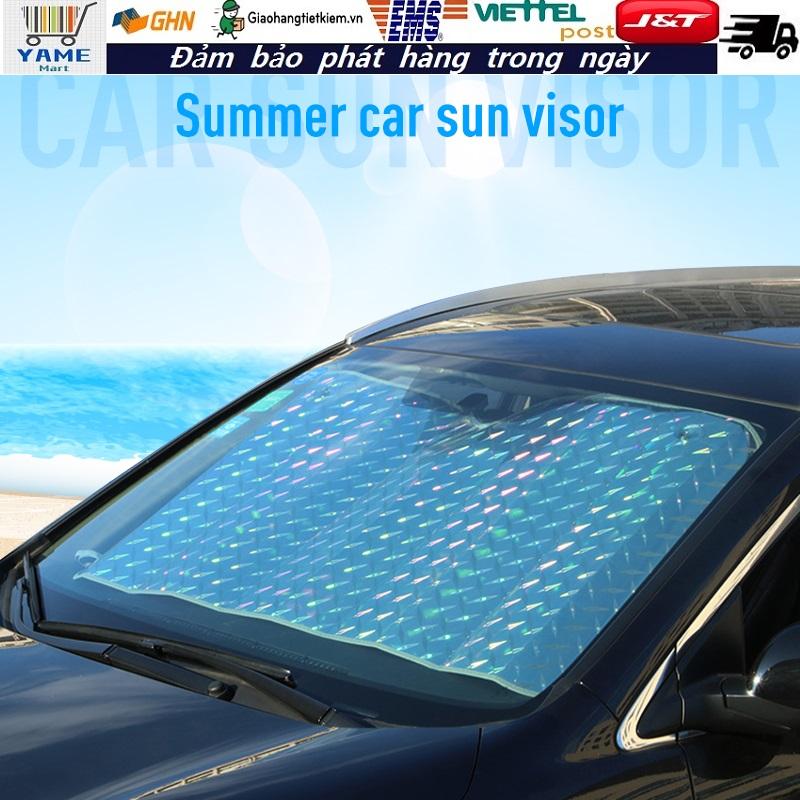 【Có hàng sẵn】【130*60 CM】Tấm Che Nắng Kính Lái ô tô Xe Hơi Kèm Túi Bọc Gấp Gọn Tiện Lợi Ngăn Nắp TẤM CHẮN NẮNG KÍNH LÁI TRONG Che chống nắng phản quang ô tô gấp gọn kích thước