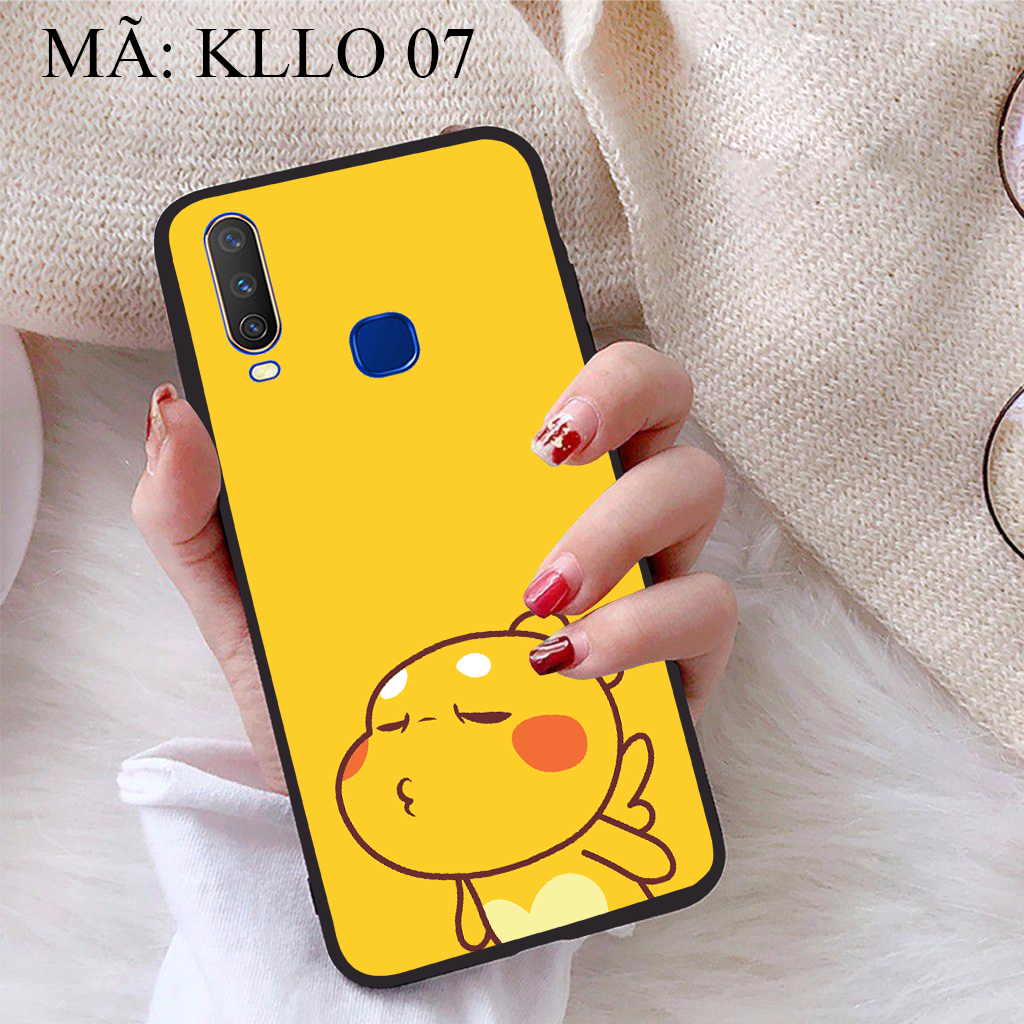 [HCM]Ốp lưng iCase dành cho  Vivo U10 viền dẻo TPU BST Khủng Long Lai Ong