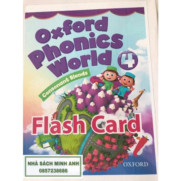 Flashcard oxford phonics world 4-96 thẻ