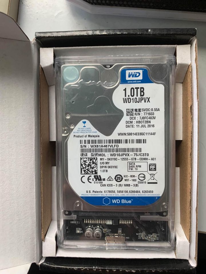 Ổ cứng di động hdd 2.5 inch 80gb, 160gb, 250gb, 500gb, 1tb chuẩn sata 3.0