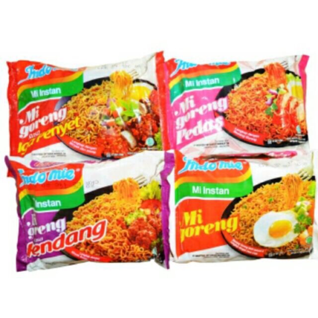 MÌ TRỘN INDOMIE VỊ BÒ CAY TÍM