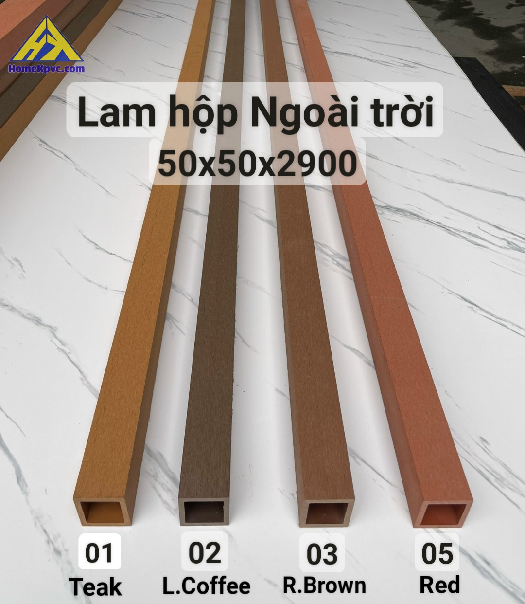Lam hộp ngoài trời thanh dài 2,9m