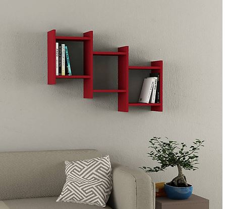 Kệ trang trí-kệ treo tường 3 ô như hình đơn giản mà đẹp trang trí phòng khách phòng ngủ