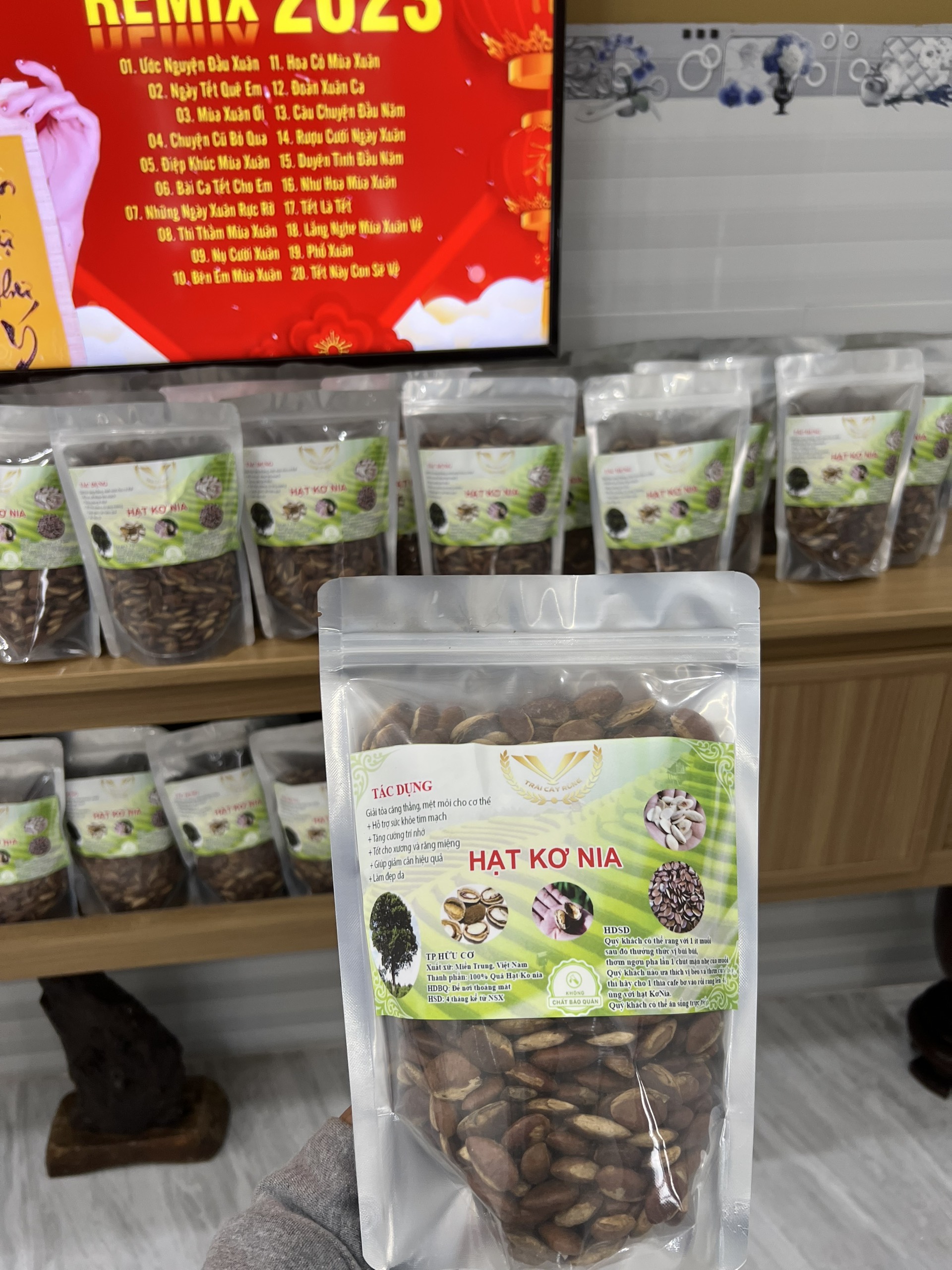 Hạt konia 500gr chưa rang