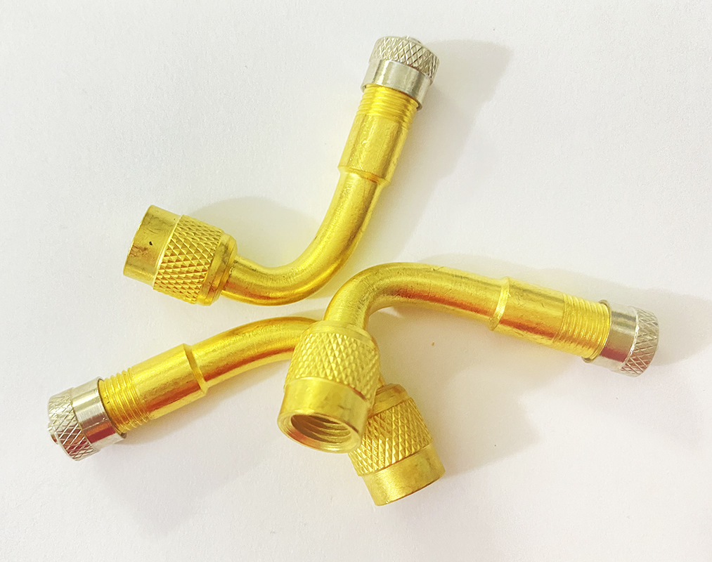 Van lốp mở rộng cong 90 độ ( MÃ 2 ) - Van nối dài với van ôtô, xe tải, xe máy, xe đạp bằng Đồng thau cứng, khỏe, bộ chuyển đổi mở rộng, kéo dài, đầu bơm lốp ( 1 cái )