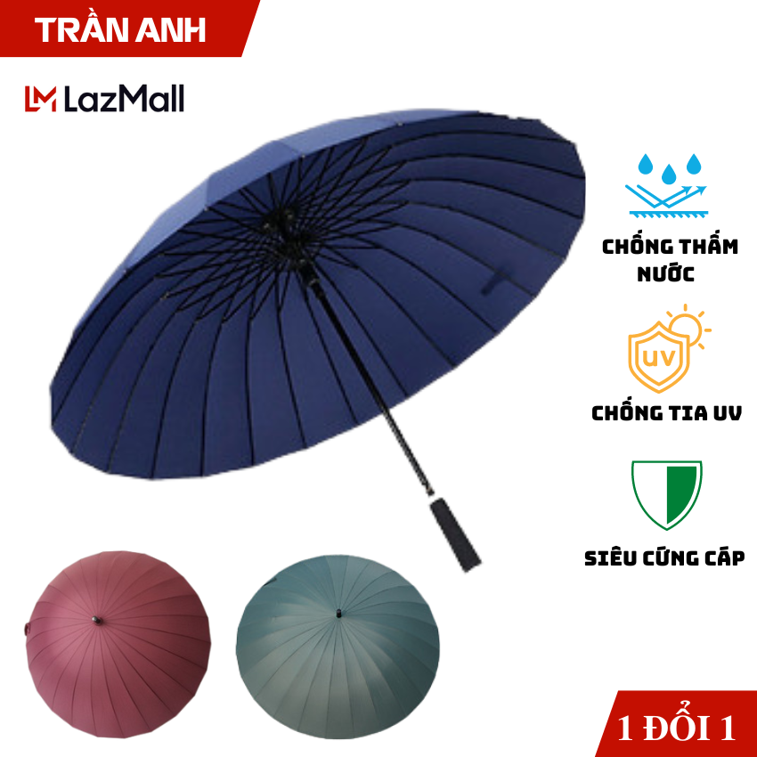Ô dù cỡ lớn, dù đi mưa , cây dù che mưa, cây dù che nắng chọn ngay ô dù siêu to đường kính lên đến 116 cm dành cho 3 người, ô cán dài 24 nan chống lật siêu chắc chắn