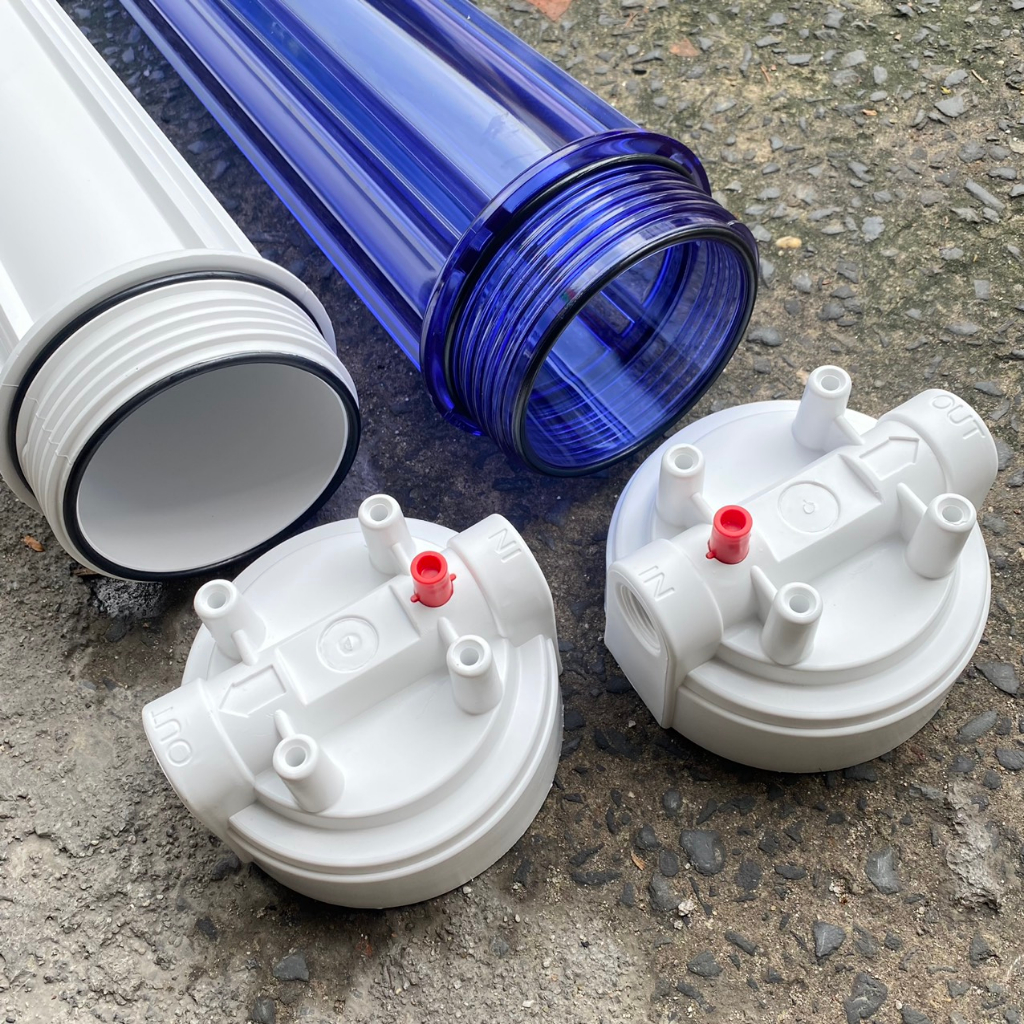 Cốc lọc 20 inch 2 gioăng chống xì nước ren 27