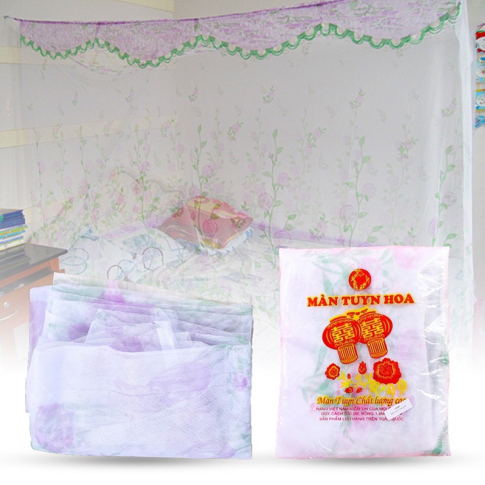 Màn Tuyn Cao Cấp Dệt May Chống Muỗi Hiệu Quả - Họa Tiết Đẹp