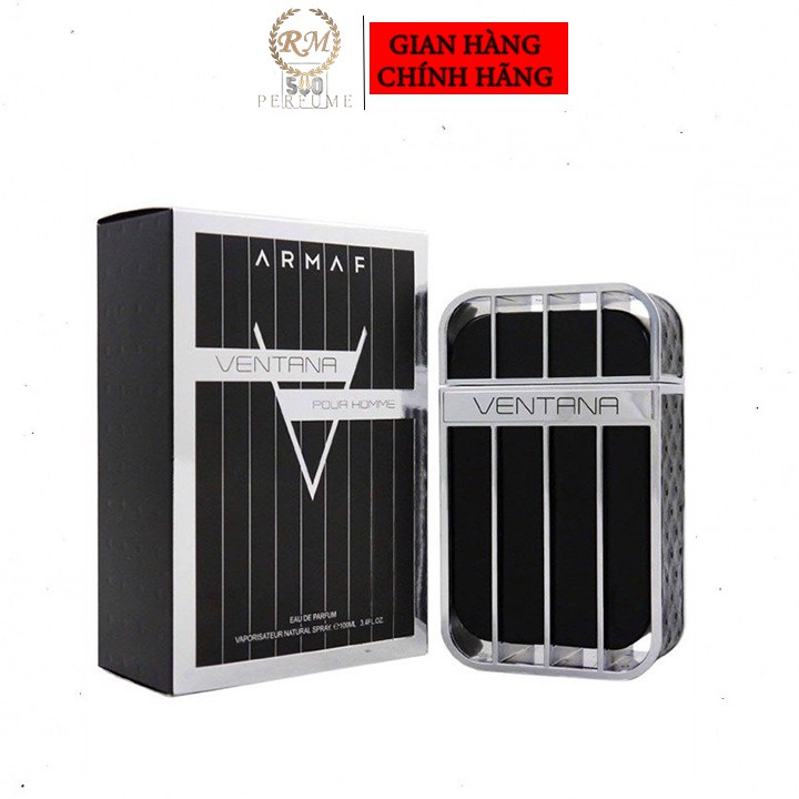 Nước hoa nam chính hãng Armaf Ventana Pour Homme, nước hoa hương gỗ nam mùi nhẹ đem lại sự nam tính gợi cảm dung tích 5ml/ 10ml/ 20ml