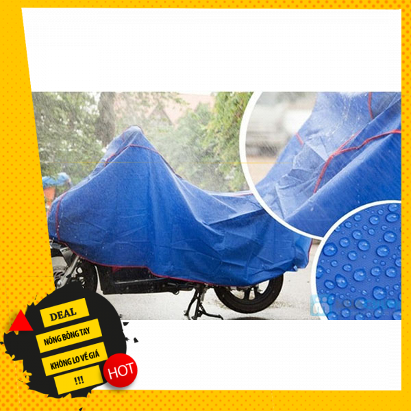 Bạt phủ xe máy, Bạt Phủ Xe Máy Vải Dù Cao Cấp - Áo Trùm Xe Máy Có Chun 2 Đầu Che Nắng, Mưa Giữ Xe Luôn Như Mới, Bạt trùm Xe, Áo che nắng mưa xe máy XS-156, Tấm Phủ Che Nắng - Bạt Phủ Xe Máy Cao Cấp Giá Rẻ. Đảm Bảo Chất Lượng