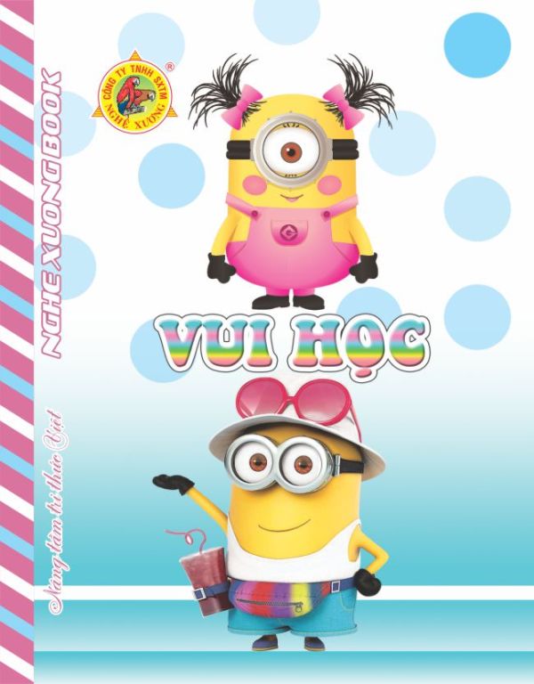 Combo 10 quyển Tập Nghệ Xương (vui học 96 trang - ô ngang-50 gms) thiết kế tinh xảo với màu sắc bắt mắt