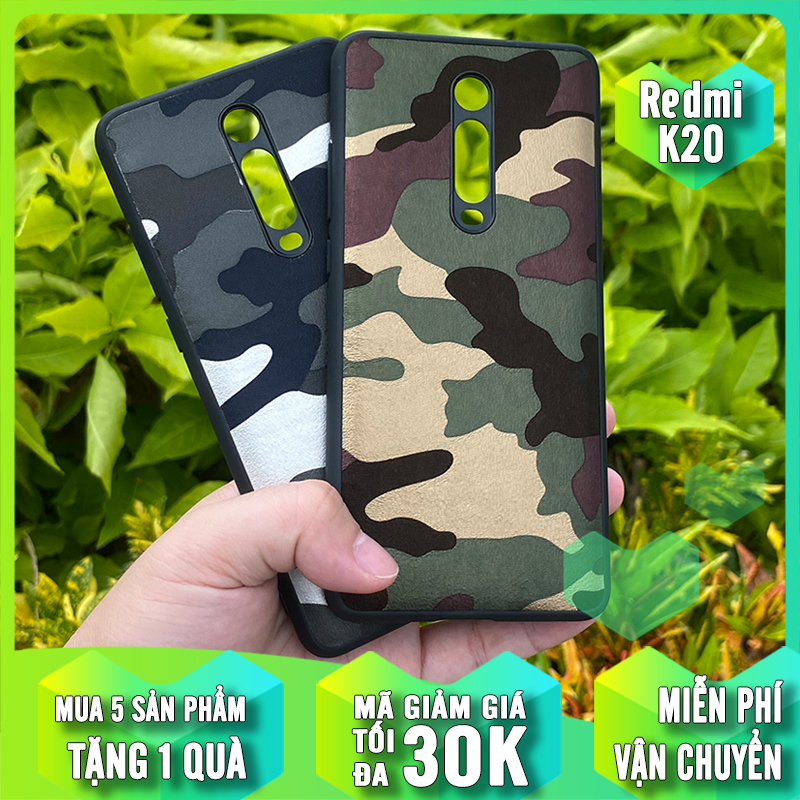 Ốp lưng cho xiaomi redmi k20 / mi 9t rằn ri camo aioria nhám chống sốc