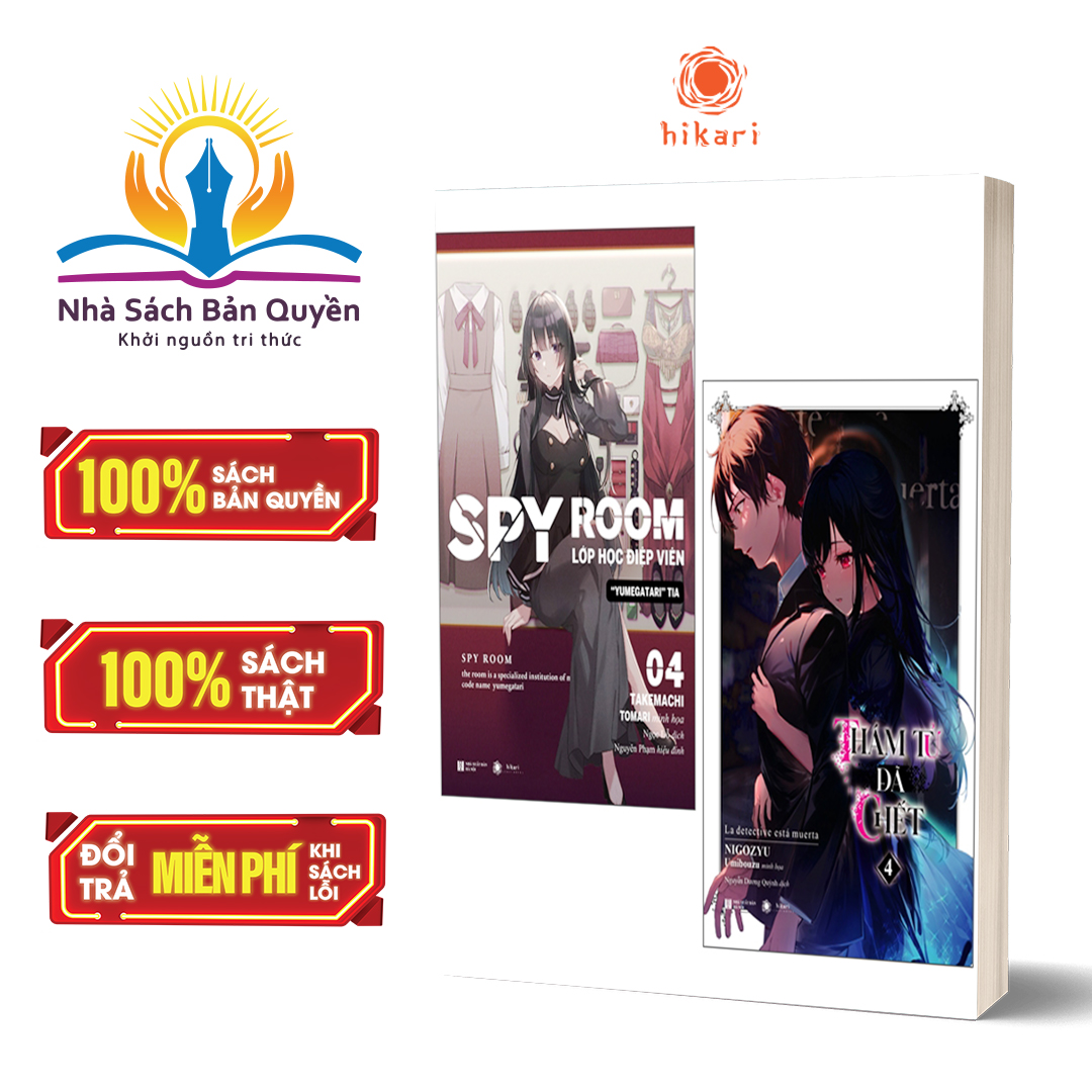 Sách - combo thám tử đã chết + spy room - tập 4