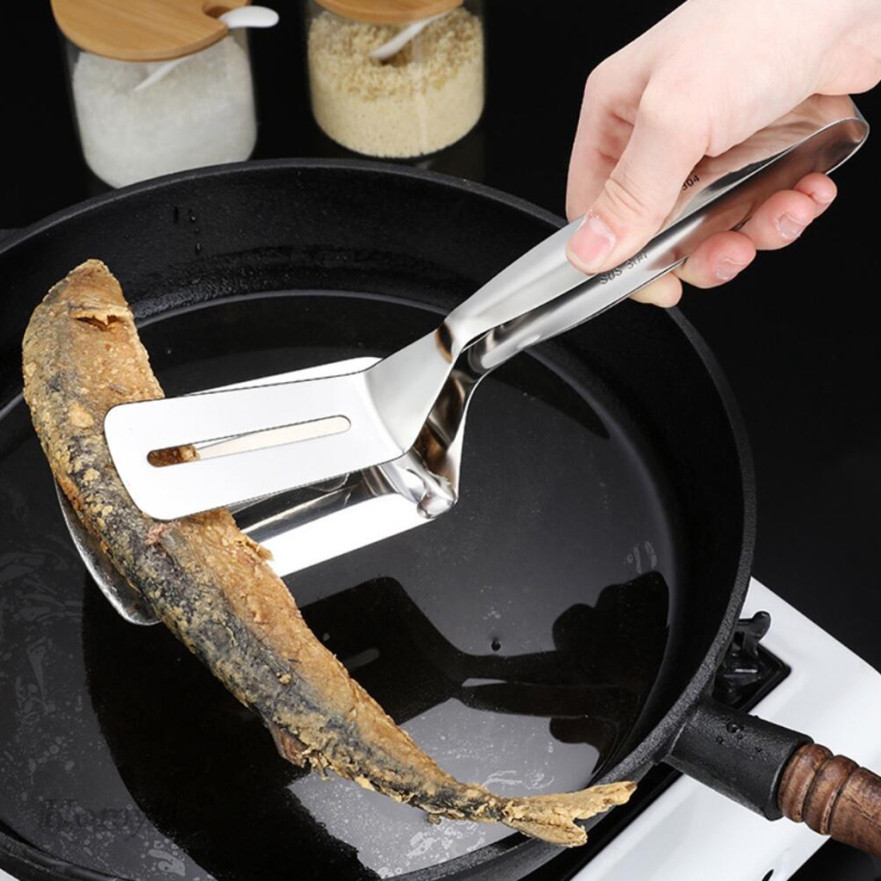 [HCM](LOẠI TỐT) - KẸP GẮP THỨC ĂN  ĐỒ NÓNG BẰNG INOX 304 CAO CẤP KO BỊ GỈ - DỤNG CỤ KẸP NƯỚNG THỊT KẸP GẮP THỨC ĂN KẸP CHIÊN CÁ THÔNG MINH - DỤNG CỤ NHÀ BẾP THÔNG MINH TIỆN DỤNG