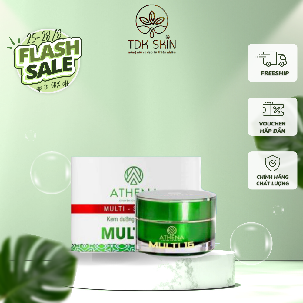 Kem làm mờ rạn da multi 16 giúp làm mờ, ngăn ngừa rạn da, hũ lớn 30g, hũ nhỏ 20g - tdk skin