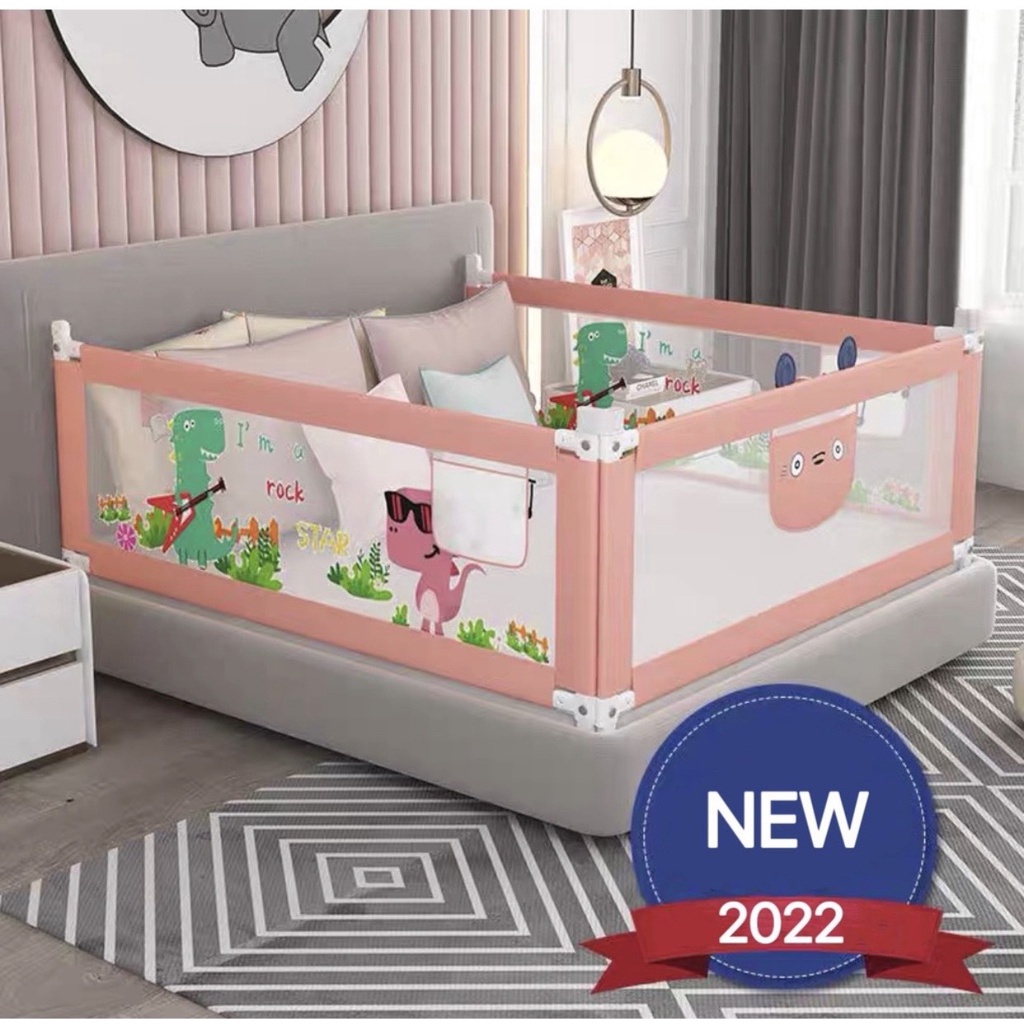 Thanh chắn giường baby cao cấp m6 m8 2m 2.2m.