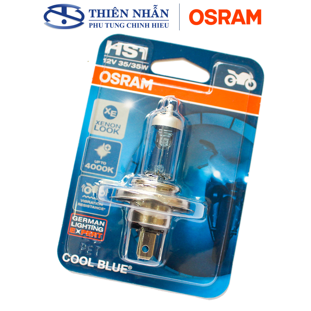 Bóng đèn Halogen OSRAM HS1 Wave RS, Air Blade tăng sáng vàng lạnh (64185CB-01B)