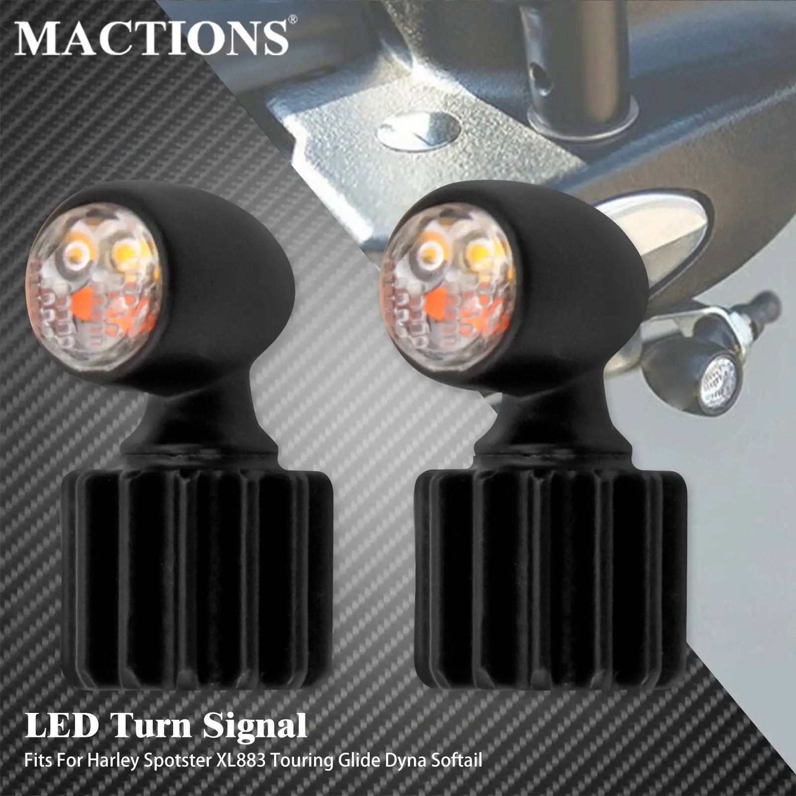 Xe Máy LED tín hiệu rẽ phanh ánh sáng chạy đèn mini phổ quát cho Harley Touring Dyna Softail Sportster XL đường Vua flsb