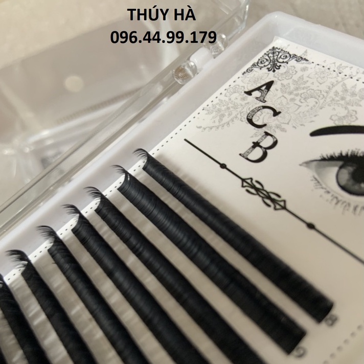 Mi flat mix size , dày 0.15, siêu mềm _ siêu đen_nối classic_dụng cụ nối mi_thúy hà