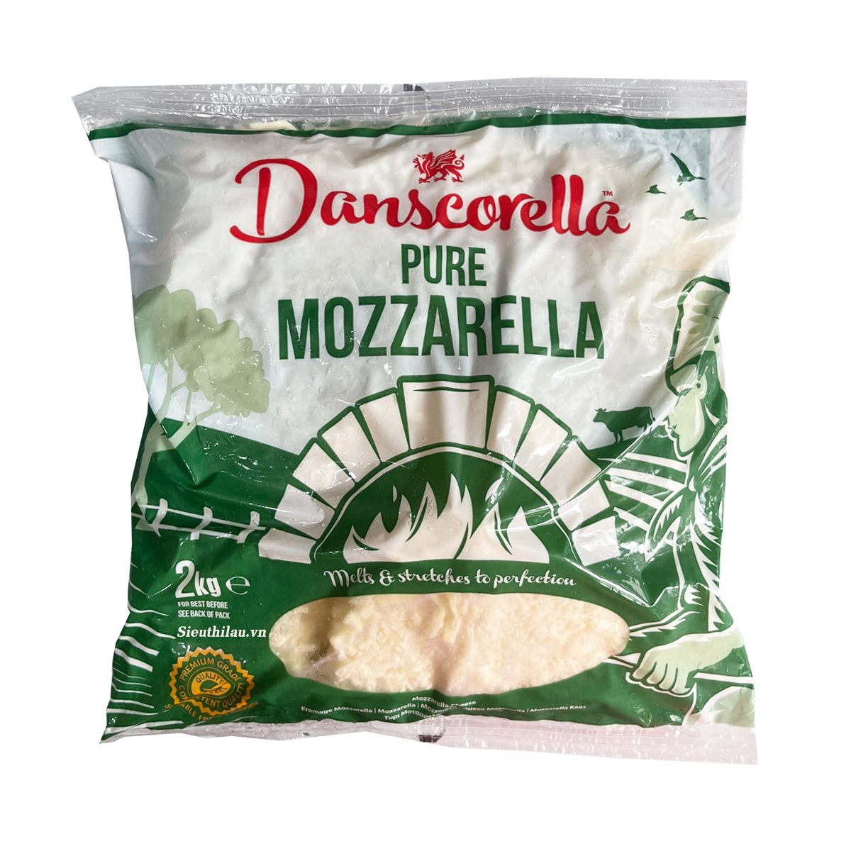 Phô Mai Bào Sợi Anh Mozzarella 2kg