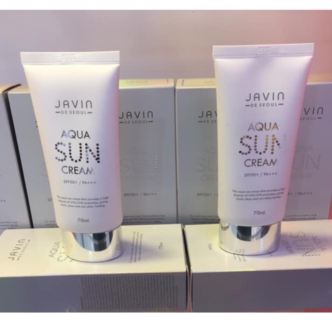 Kem chống nắng javin de seoul aqua sun cream spf50+/pa+++
