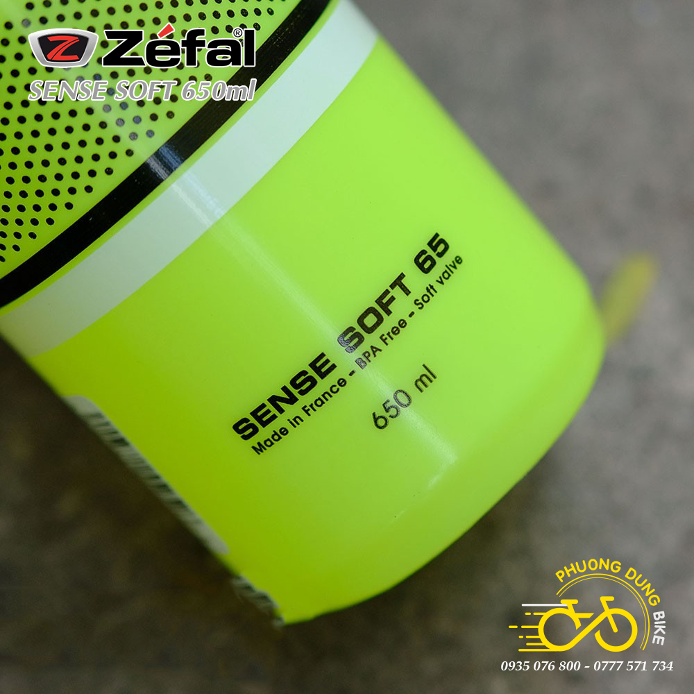 Bình nước xe đạp ZEFAL SENSE SOFT 650ml Bình nước xe đạp ZEFAL SENSE SOFT 650ml