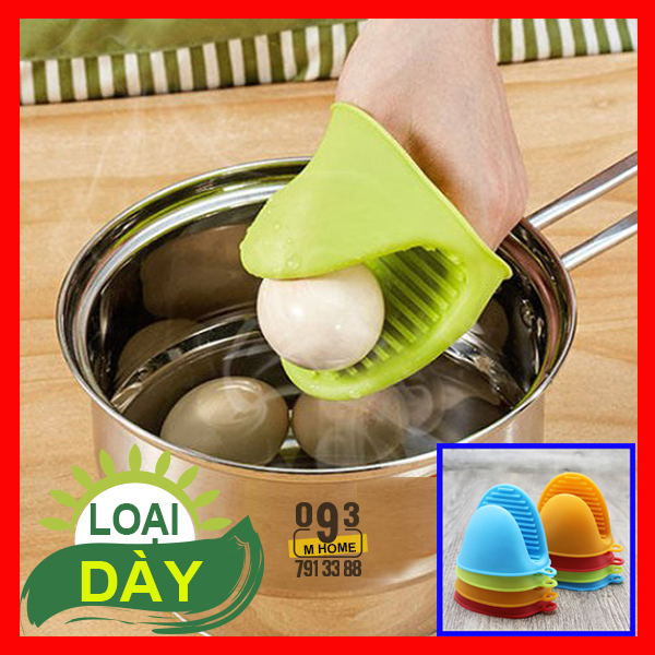 Lót Tay Bắc Nồi Silicon Loại Dày Miếng Nhấc Nồi