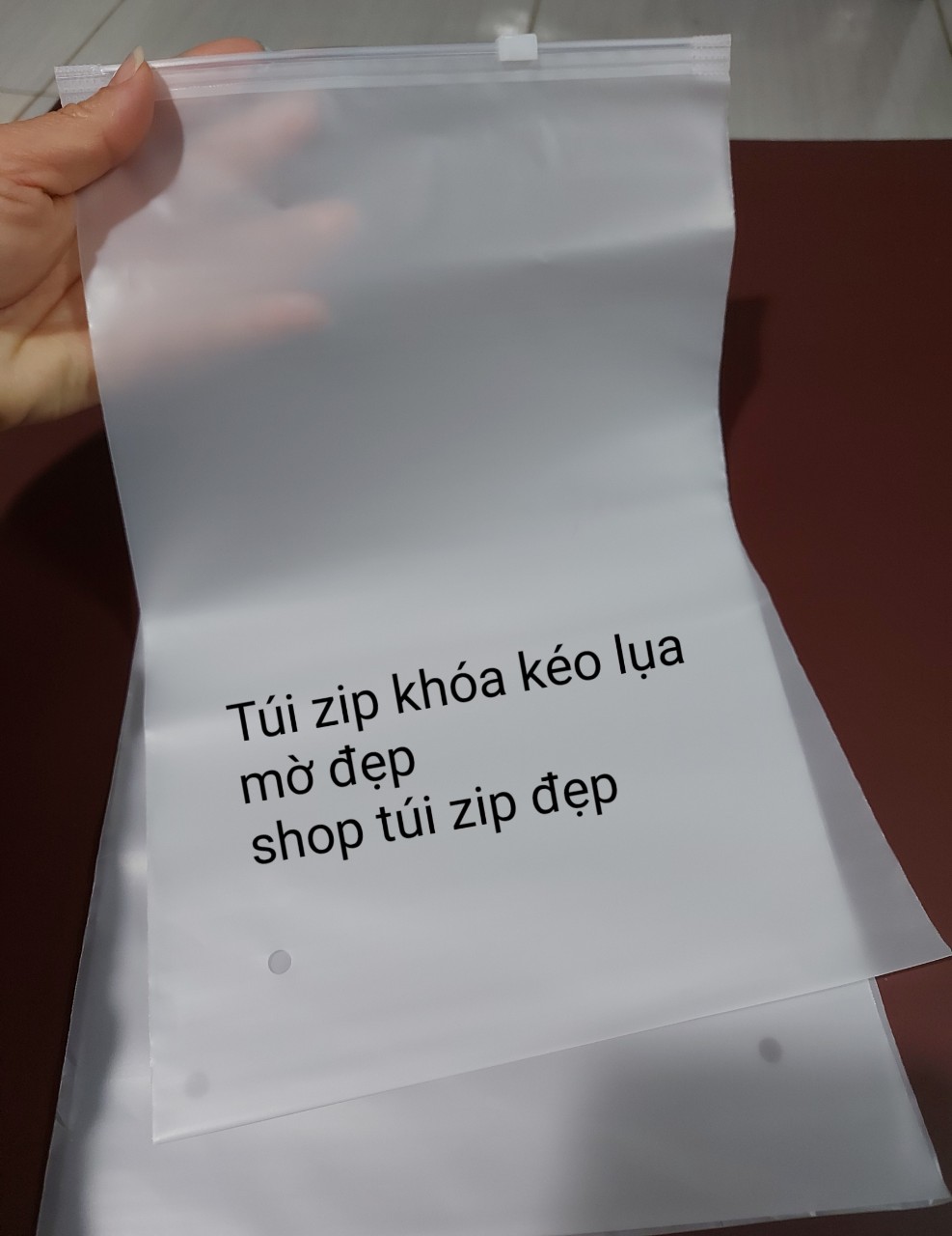 1KG Túi zip lụa mờ có khóa kéo loại đẹp đựng quần áo, mỹ phẩm,giày dép