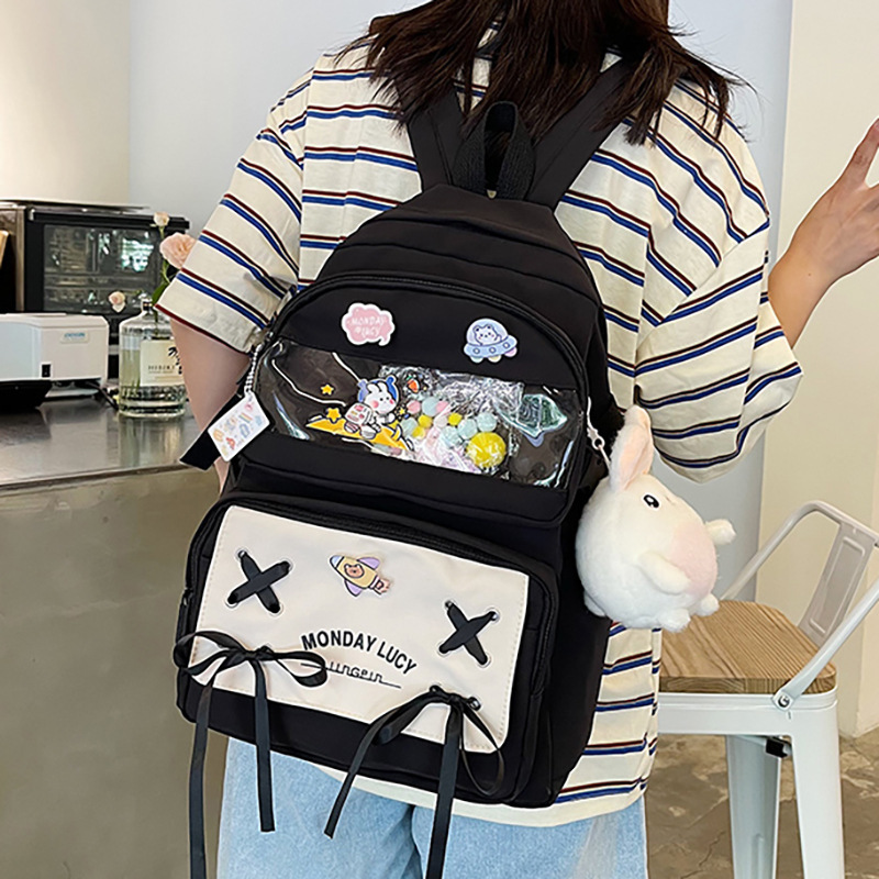 Balo Học Sinh Balo Đi Học Balo Thời Trang Balo Ulzzang chống thấm MONDAY ĐAN NƠ
