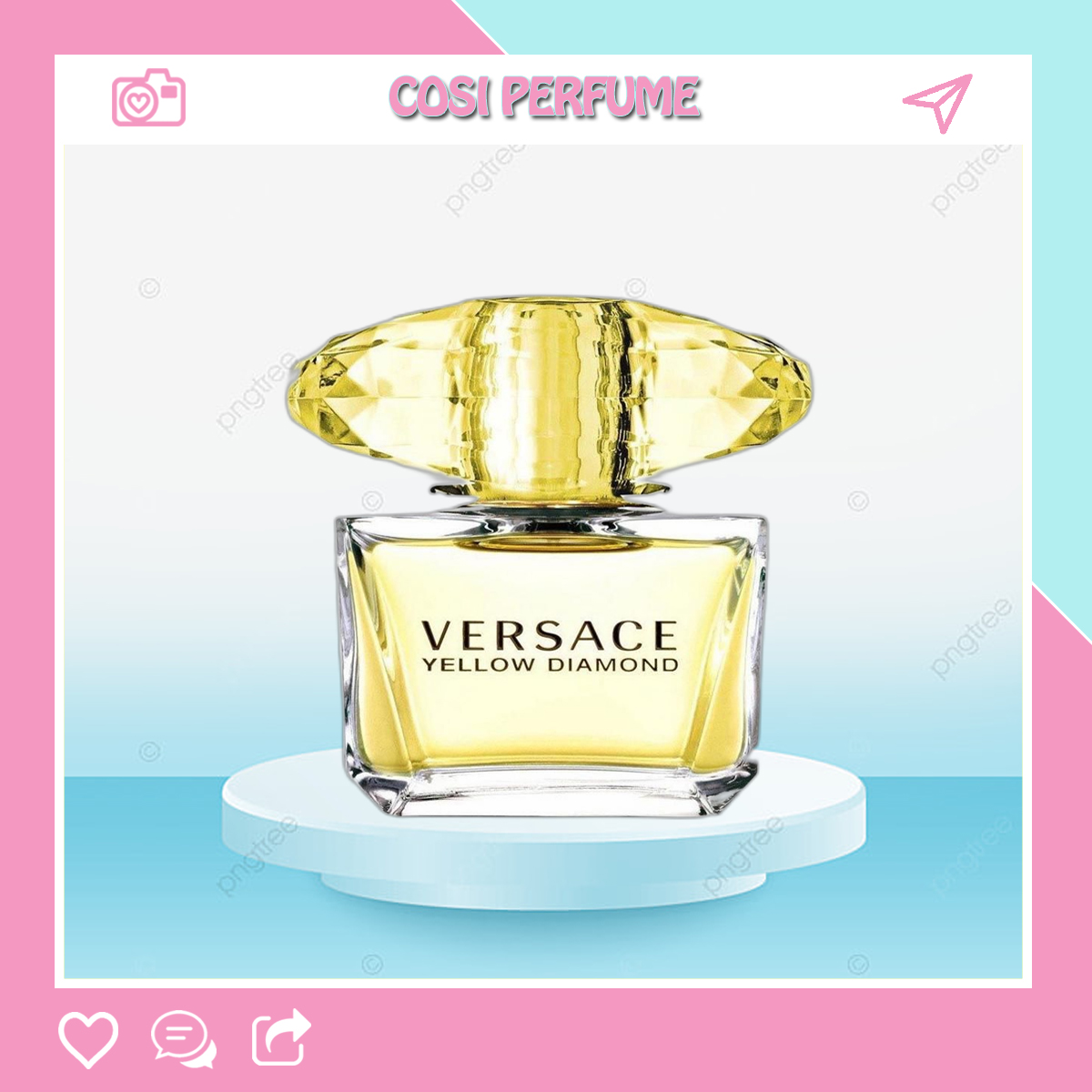 Nước hoa nữ versace yellow diamond edt 90ml - versace vàng