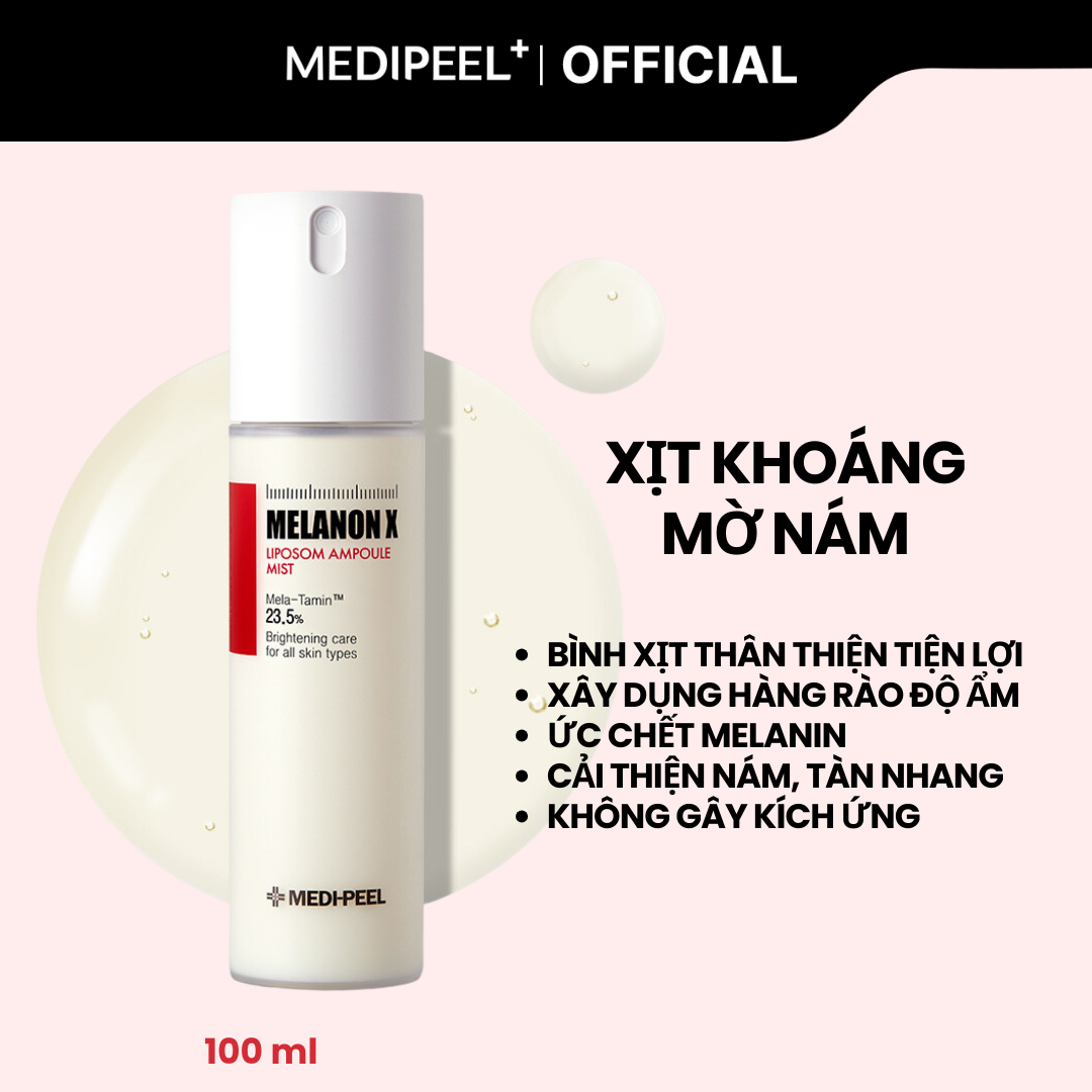 Medipeel official]chai xịt khoáng chiết xuất melanonx dung tích 100ml