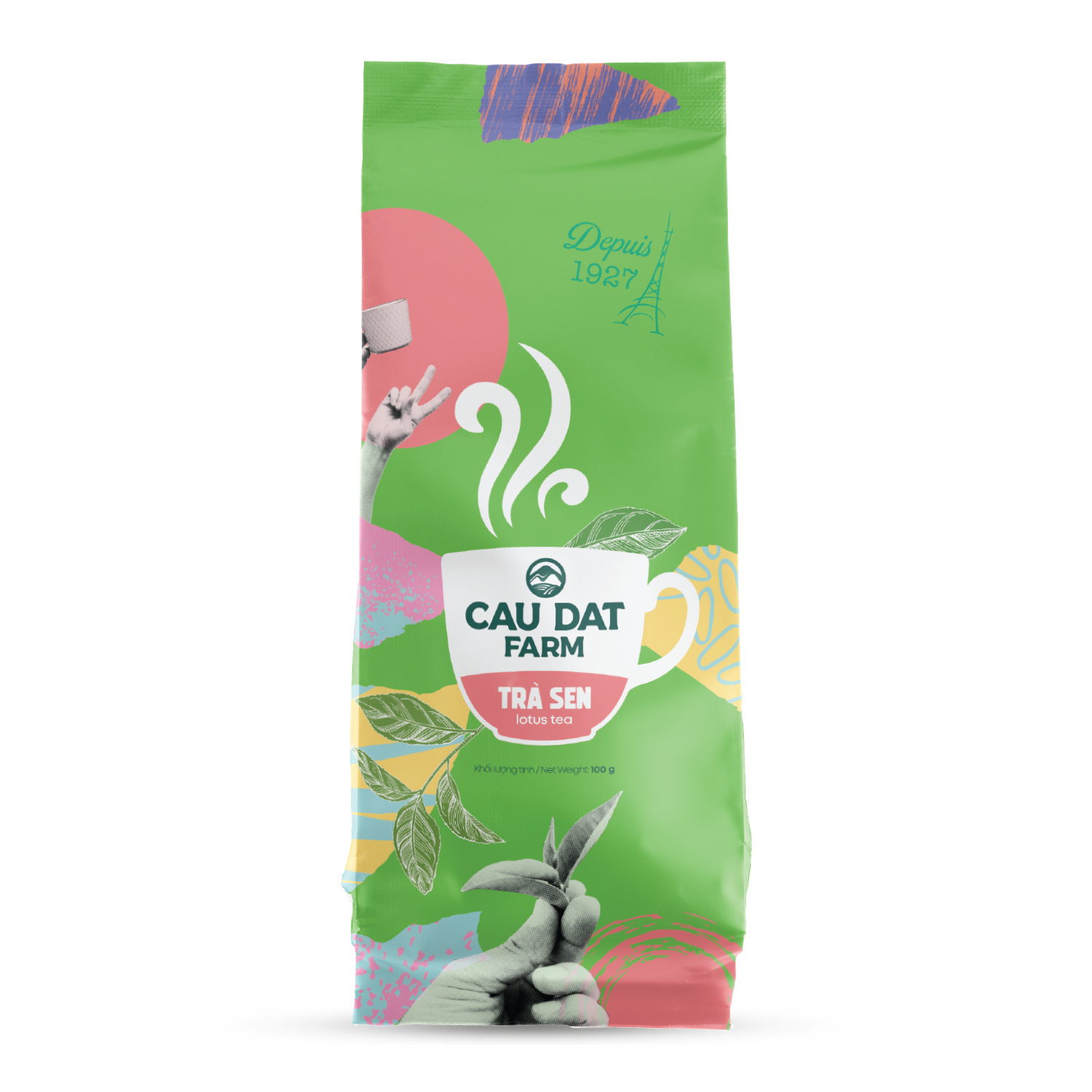 Trà sen cầu đất 100gr