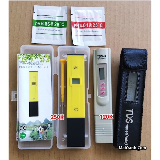 Combo 1 Bút Đo Độ PH (Chưa Hiệu Chỉnh) Và 1 Bút Đo Nước Sạch (TDS) ( Máy Đo Ph, Dụng Cụ Đo Độ PH, máy đo nước, bút kiểm tra nước )