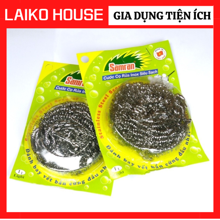 Combo 5 miếng cước đại chà xoong nồi inox siêu sạch - miếng chà xoong nồi