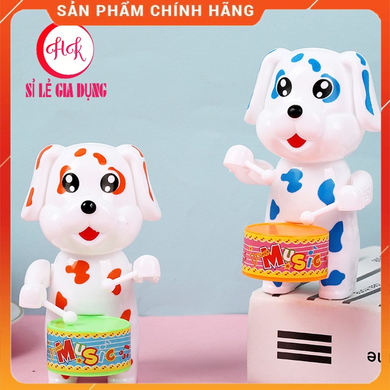 Đồ chơi thú cưng gõ trống kute cho bé cưng- đồ chơi vặn cót không cần pin