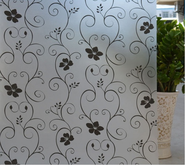 5 mét GIẤY DÁN KÍNH-DECAL DÁN KÍNH MẪU 10 khổ 60cm có keo sẵn