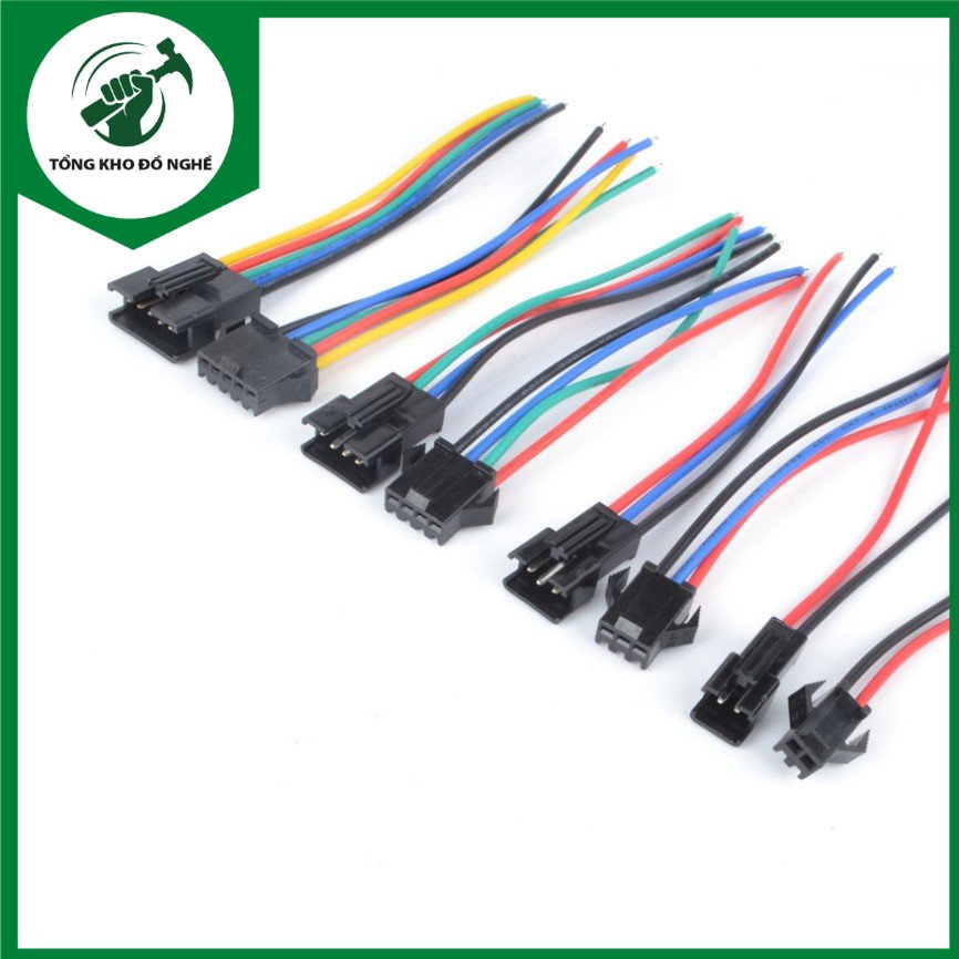 Dây giắc kết nối sm 2p 3p 4p 5p 6p _tkdn