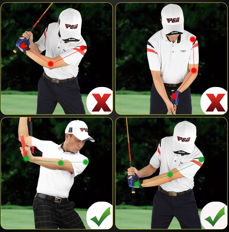 Dụng cụ hỗ trợ tập swing - pgm jzq019 golf spinner swing trainer