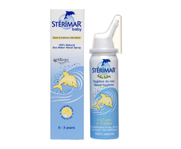 Sterimar baby nasal spray 50ml nước muối biển tinh khiết cho trẻ từ   0 đến 3 tuổi