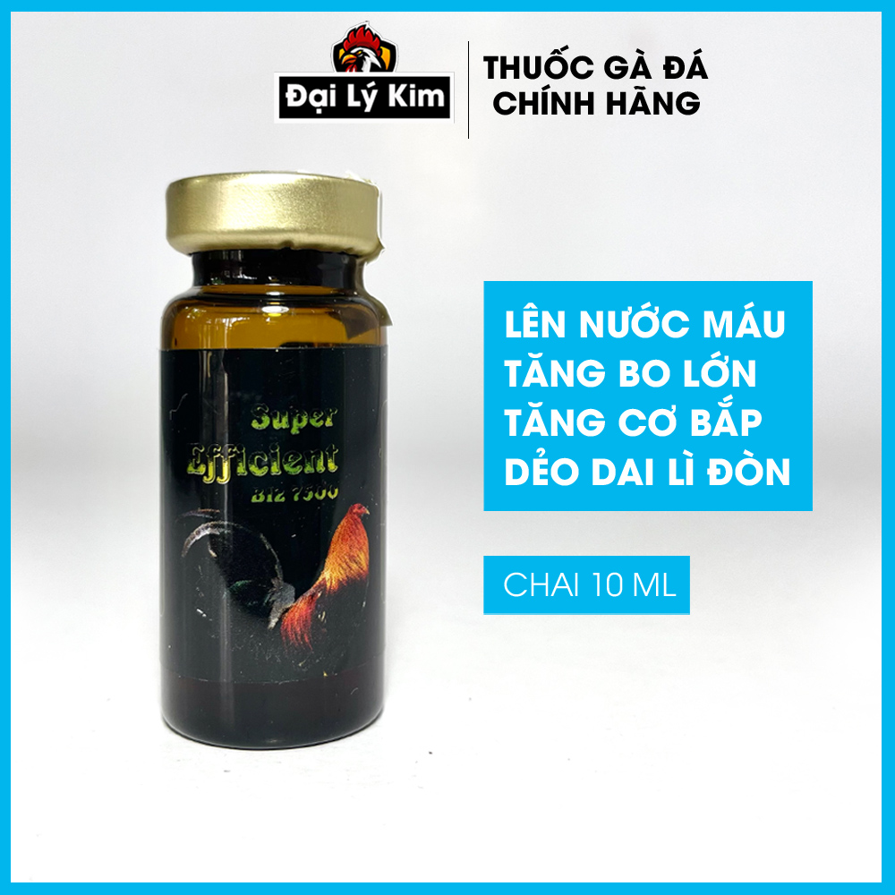 Thuốc nuôi gà đá tăng bo B12 7500, chai 10ml, nhập khẩu Mexico chính hãng + thuốc gà, thuốc gà đá, thuốc cho gà đá, thuốc tăng bo gà đá