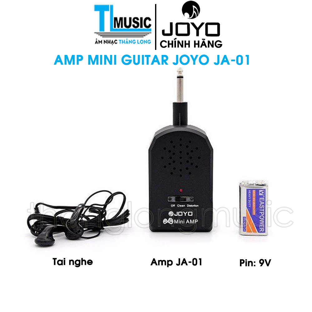 Chính HãngJOYO JA-01 - Mini Amply Electric Guitar- Bộ Khuếch Đại Âm Thanh Guitar Điện Mini ( Kèm Pin và Tai nghe )