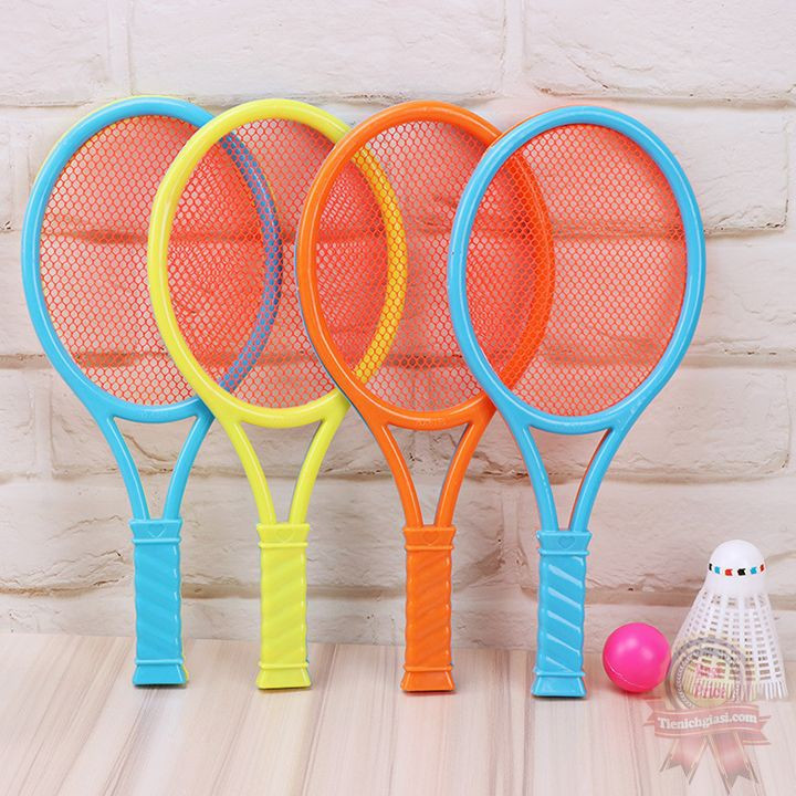 Đôi vợt cầu lông nhựa trẻ em, đôi vợt tennis trẻ em,