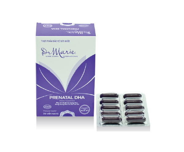 Dr marie prenatal DHA sản phẩm chăm sóc sức khỏe phụ nữ đến từ Mỹ cung cấp vitamine và khoáng chất cho phụ nữ dự định mang thai, đang mang thai và cho con bú - TBYT Quang Hà