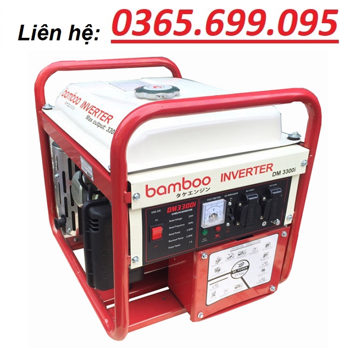 [Siêu Sale] [Chính hãng] Máy Phát Điện Xách Tay Bamboo DM3300i Inventer