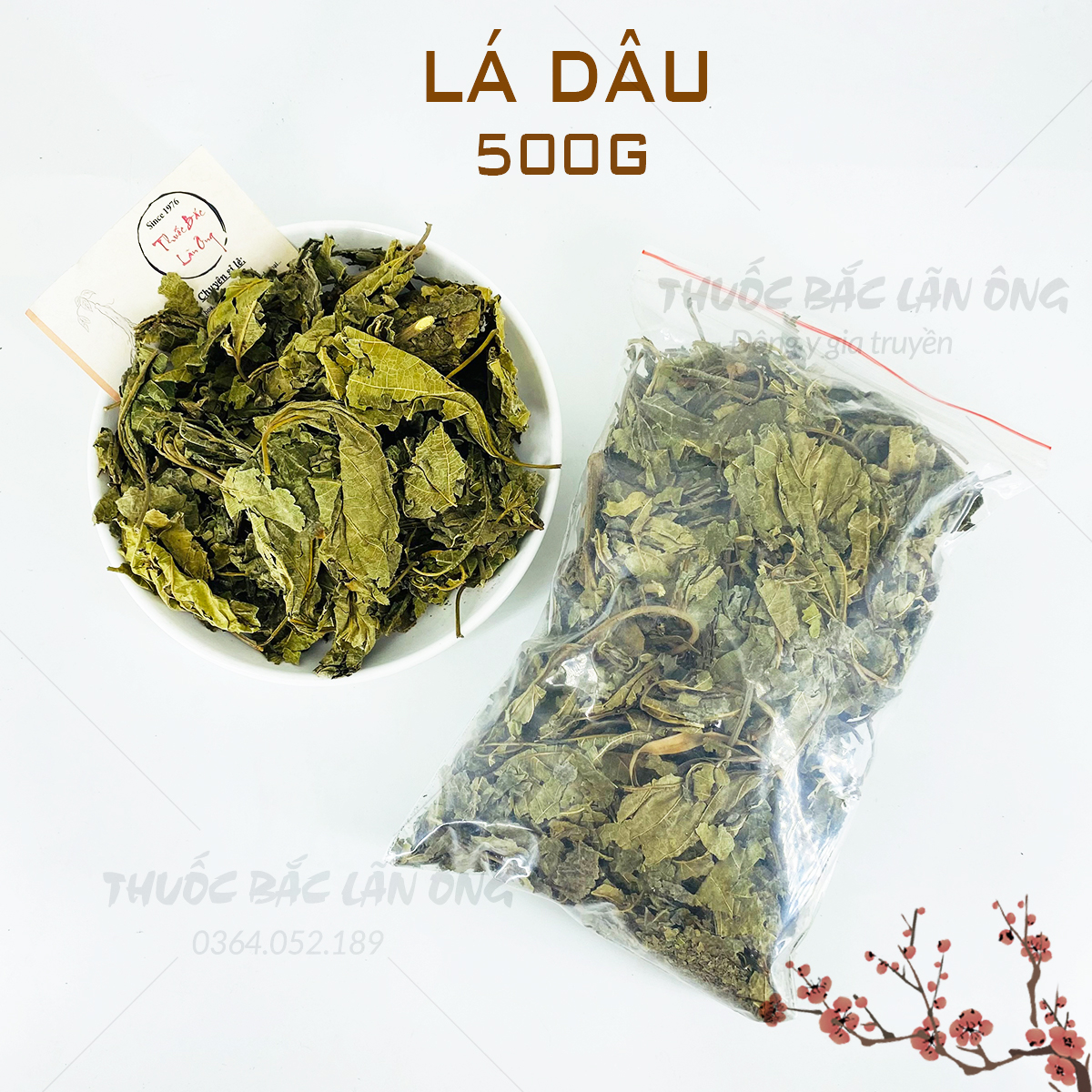 Lá dâu tằm sấy khô 500g