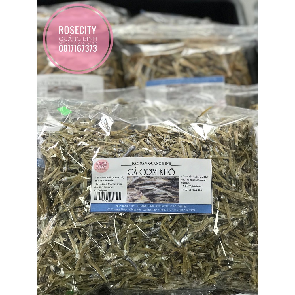 Đặc sản[ĐẶC SẢN HẢI SẢN QUẢNG BÌNH] - CÁ CƠM KHÔ NHỎ 400gramSiêu ngon