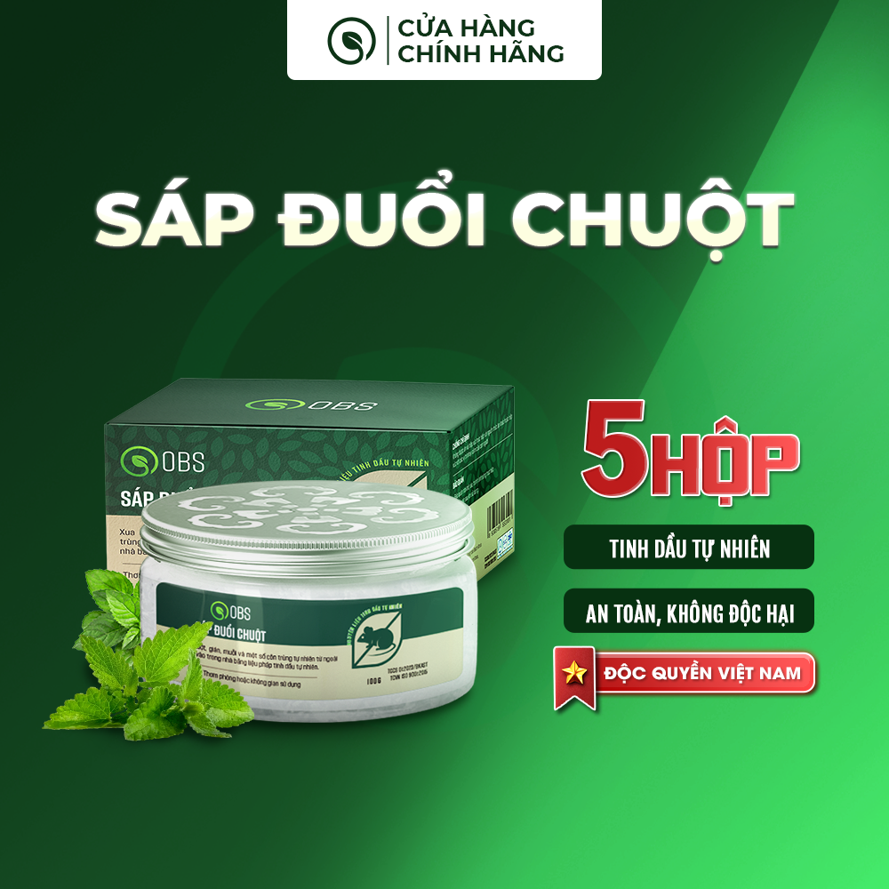 Sáp đuổi chuột obs an toàn cho bà bầu và trẻ em giá sỉ